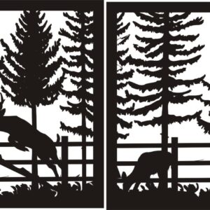 Forest - Metal Railing Panel Insert