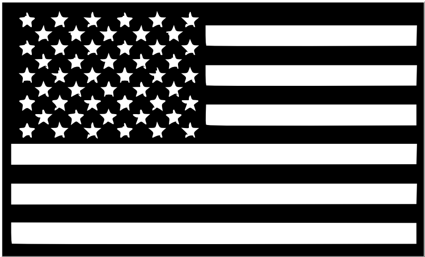American Flag - Metal Railing Panel Insert