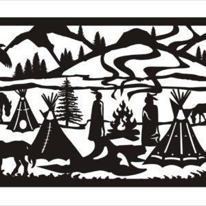 Indian Panel - Metal Railing Panel Insert