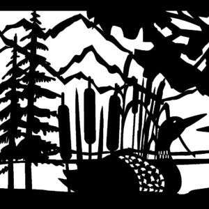 Loon Panel - Metal Railing Panel Insert